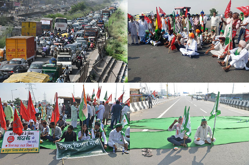 Bharat Bandh against farm laws logs out Delhi, Punjab, Haryana; partial impact in other parts
