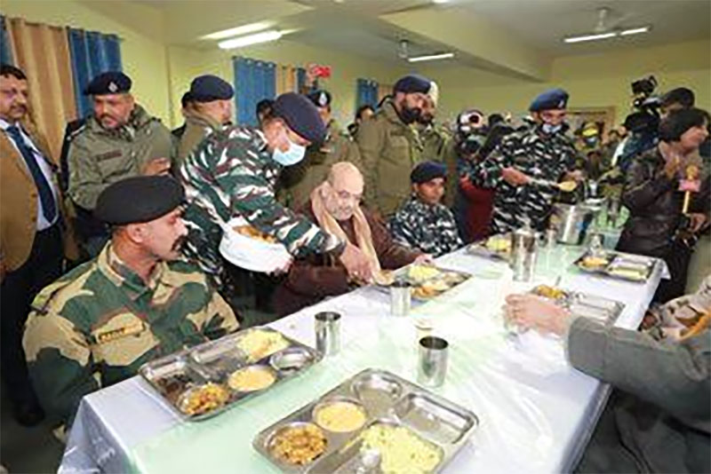 Jammu and Kashmir: Amit Shah spends night in CRPF camp in Pulwama