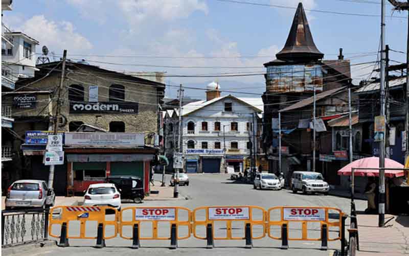 Lockdown restrictions intensified in Kashmir