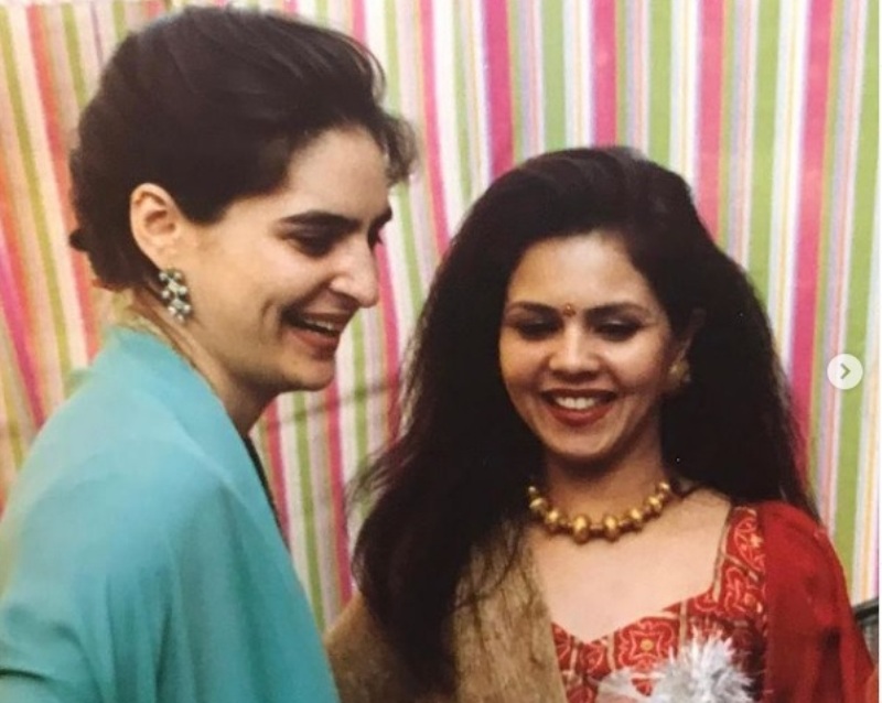 Treating fans, Priyanka Gandhi shares throwback photos from pre-wedding ceremony