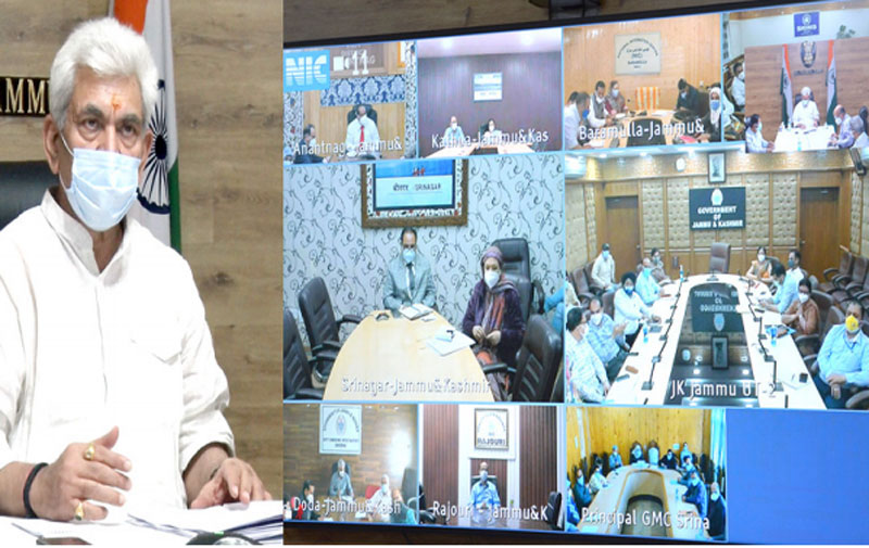Jammu and Kashmir: LG Manoj Sinha chairs meeting with senior doctors