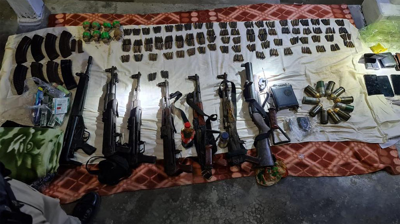 Assam police recover huge cache of arms in Kokrajhar