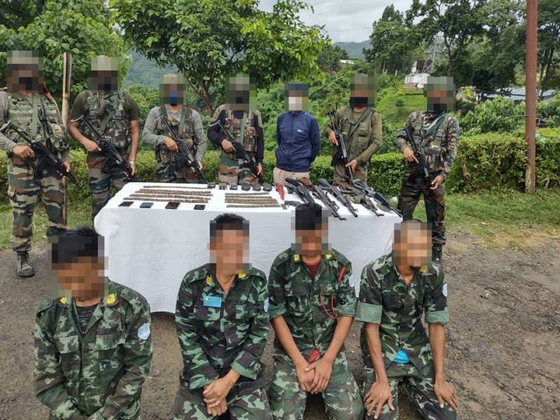 NSCN (IM) camp busted in Nagaland, four cadres apprehended with arms