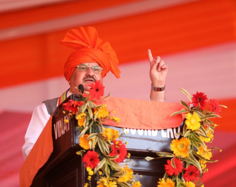 Only in BJP an ordinary worker can become party president: JP Nadda