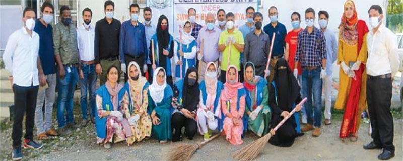 Swachh Bharat Abhiyan: Kashmir university holds cleanliness drive