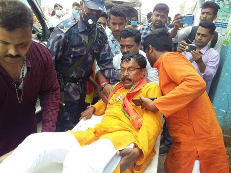Bengal polls: BJP candidate Deepak Haldar allegedly attacked by TMC, hospitalised