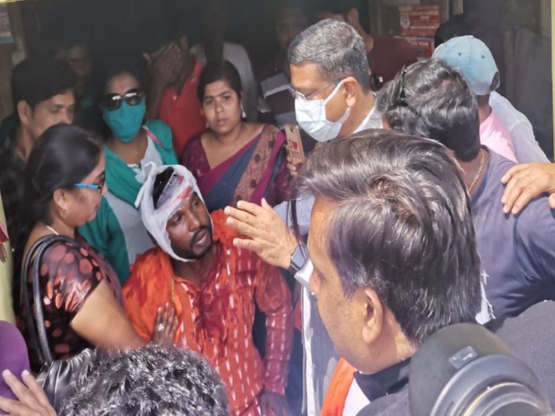BJP, TMC workers clash in Nandigram's Sonachura during Suvendu Adhikari's poll campaign