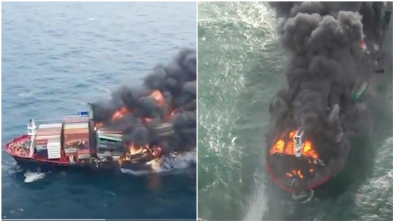 India helps Sri Lanka Navy douse fire on container ship MV X Press Pearl