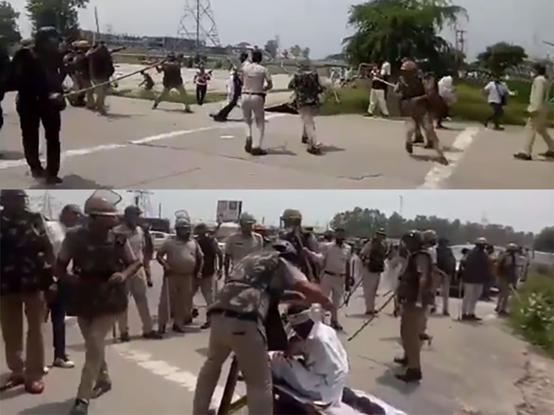 Farmers block highways to protest alleged lathi-charge in Haryana