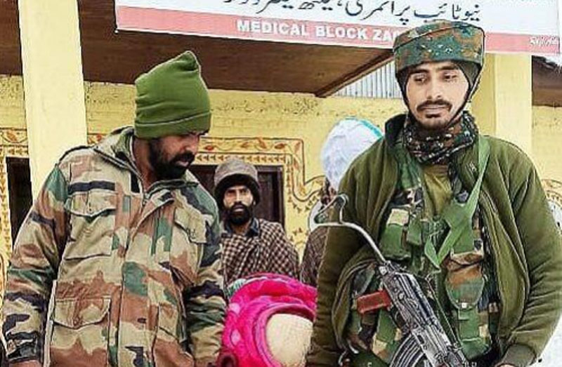 Jammu and Kashmir: Indian Army rescues pregnant woman