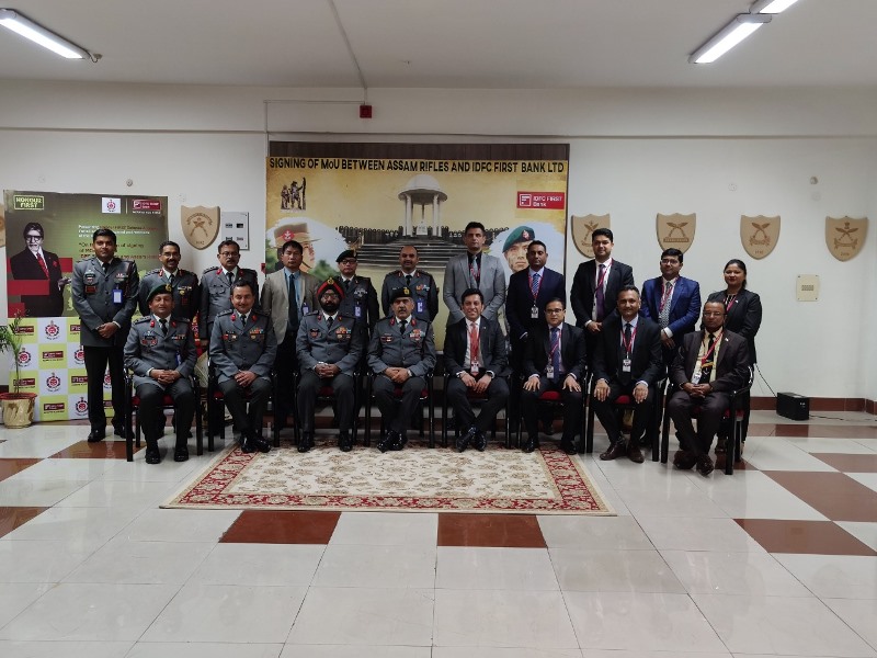 Assam Rifles signs MOU with IDFC First Bank