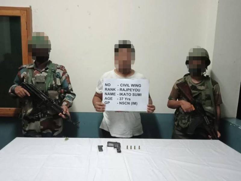 NSCN (IM) cadre nabbed with arms in Nagaland’s Dimapur