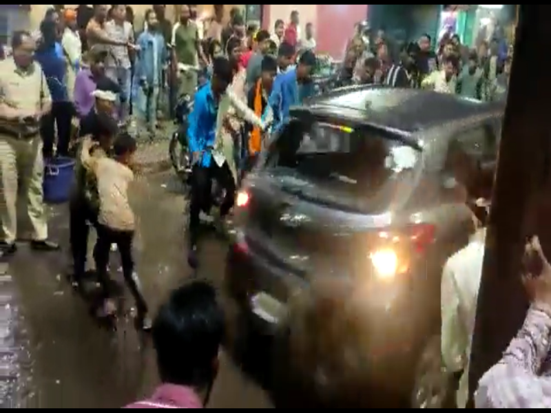 3, including teenager, injured as car drives into Durga idol immersion procession