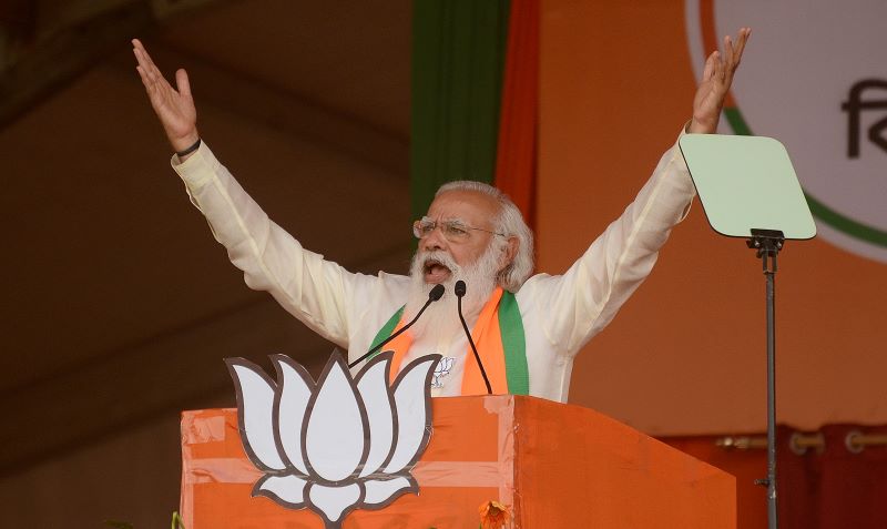 PM Modi kicks start BJP's Bengal poll campaign at Brigade rally, promises to bring 'asol poriborton'