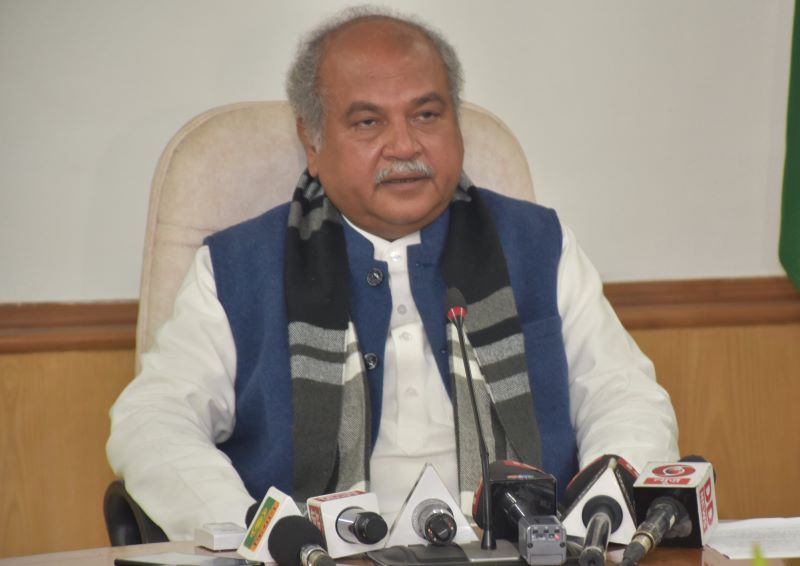 Farmers' protests limited to one state: Agriculture Minister Narendra Singh Tomar