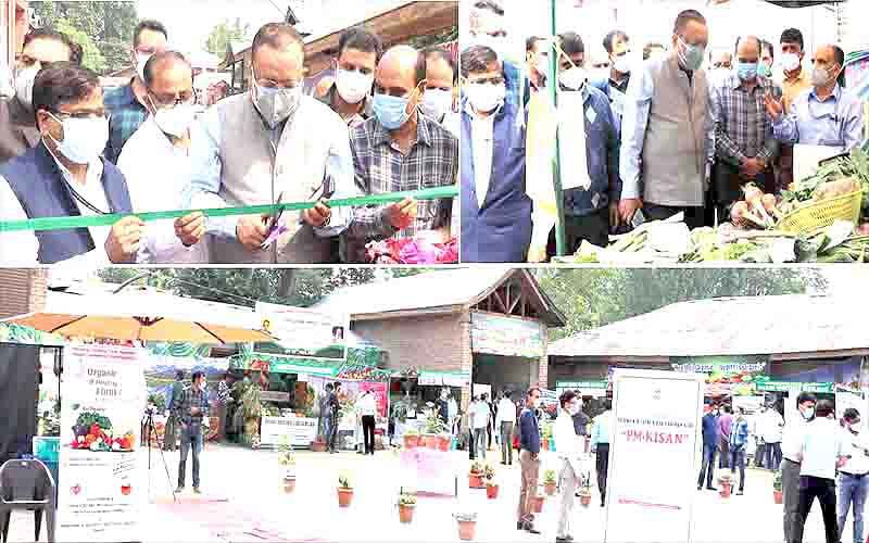 Organic vegetable sale outlet inaugurated at Lalmandi Srinagar