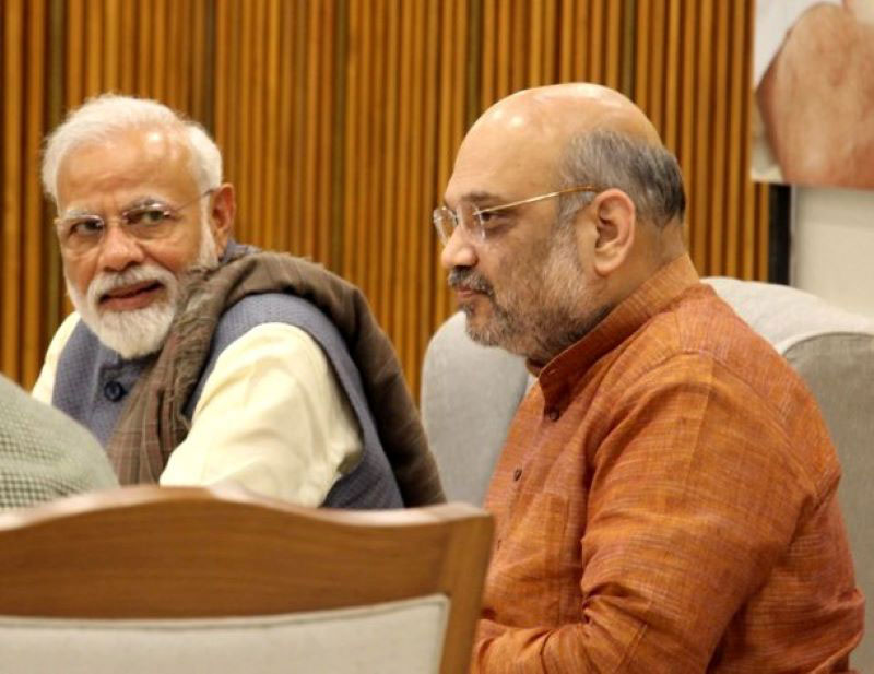 Amit Shah hails PM Modi for reducing excise duty on petrol, diesel