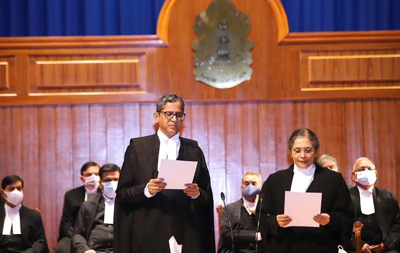 As nine judges take oath, Supreme Court has four women sitting judges