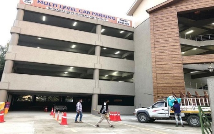 Srinagar: Multi-level car parking opens for public