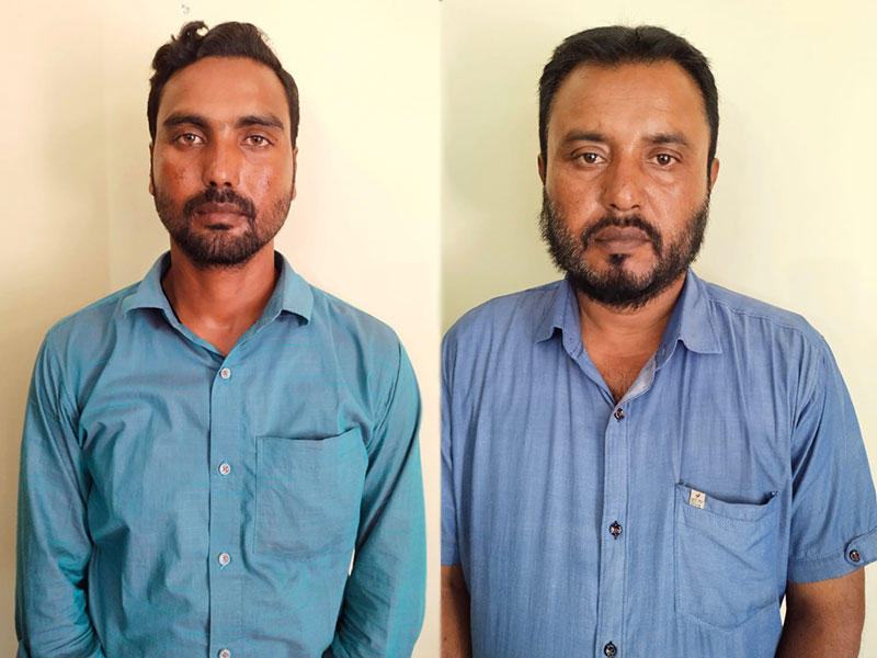 Police arrested two persons in connection with Dholpur violence