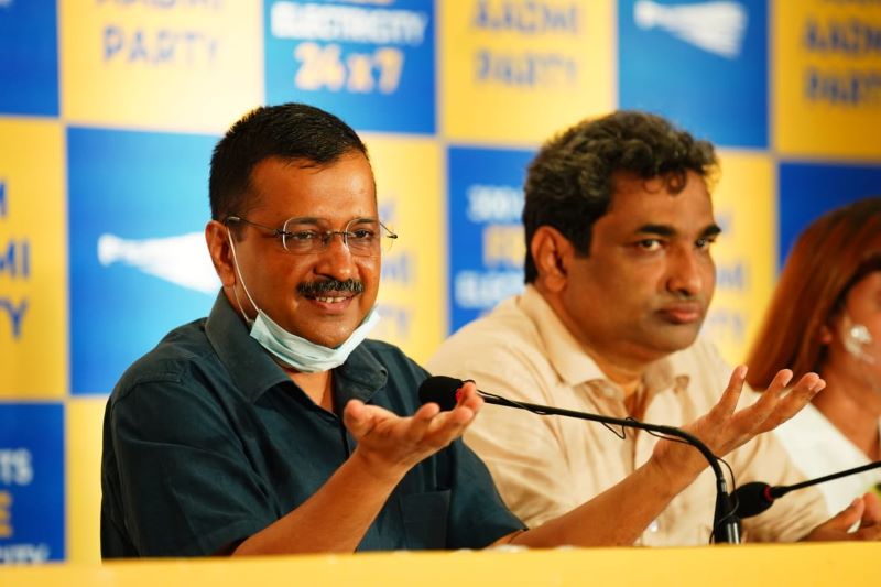 Arvind Kejriwal promises 300 units of free electricity to Goa as state polls next year