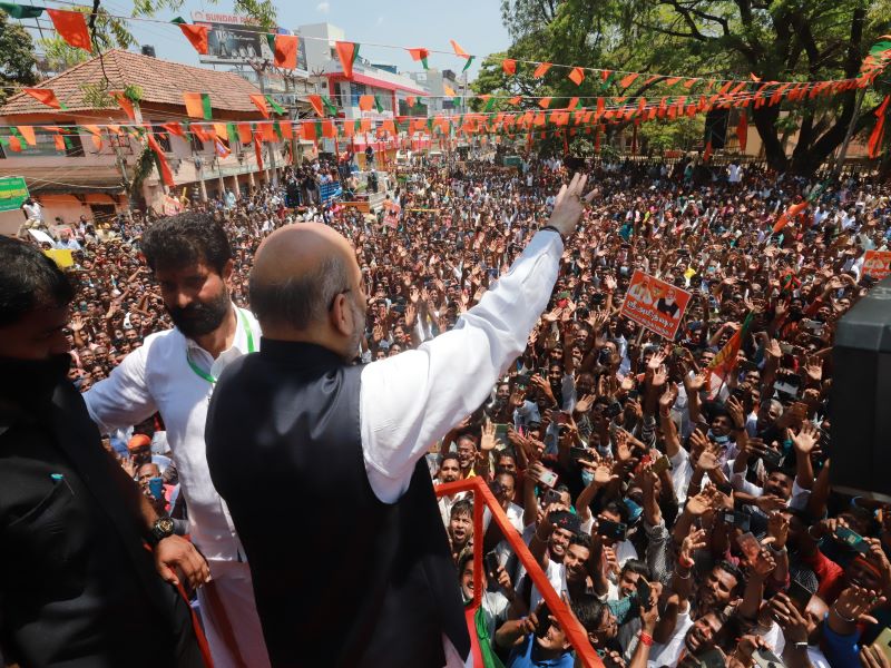 Amit Shah kickstarts campaign in TN, confident of AIADMK-BJP victory in Assembly polls