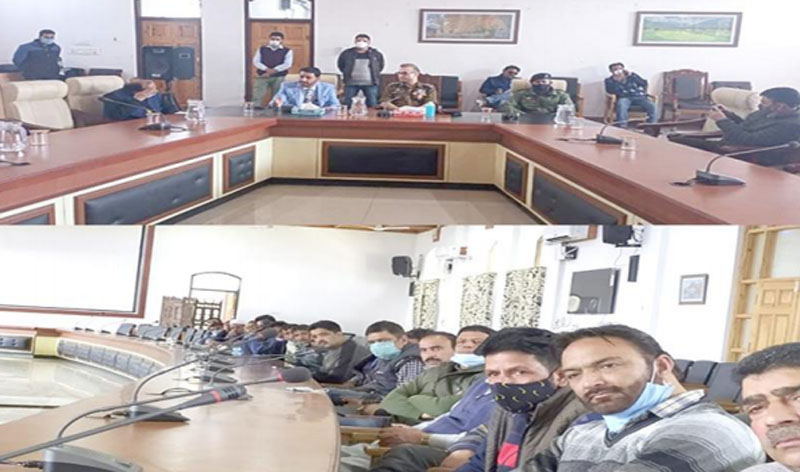Jammu and Kashmir: SSP Anantnag holds public meeting at DakBunglow Anantnag
