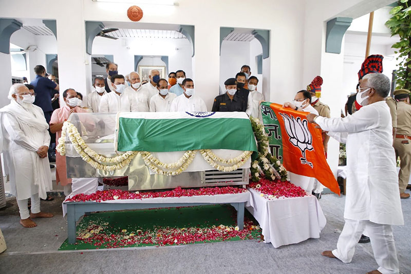 Former Uttar Pradesh CM late Kalyan Singh to be cremated in Bulandshahr today