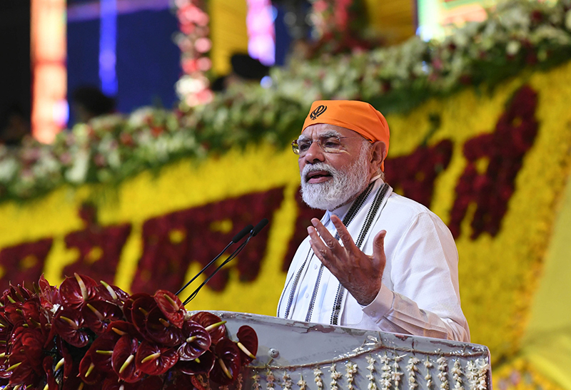 Sikh community praises Modi over his address to mark 401st anniversary of Guru Tegh Bahadur