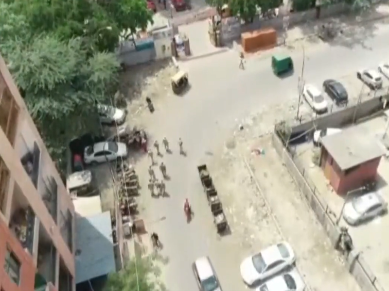 Jahangirpuri violence: Delhi Police uses drone cameras for patrolling to maintain law and order