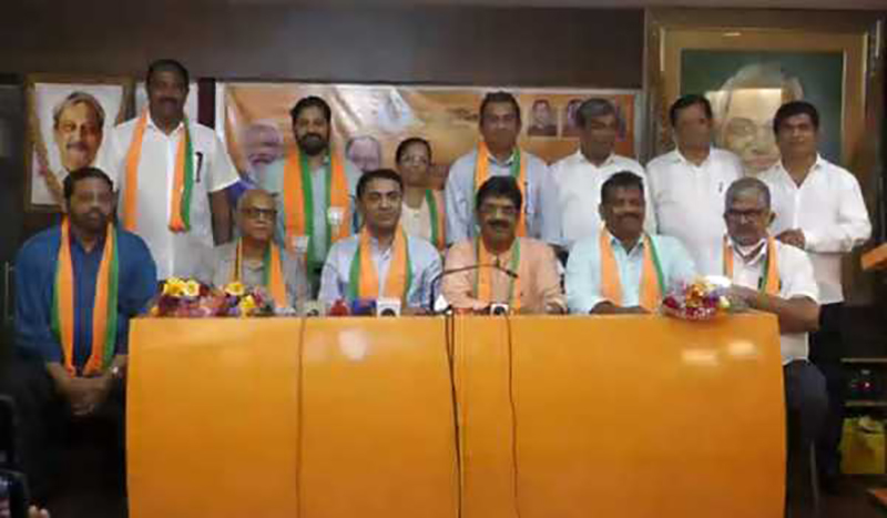 Eight Congress MLAs in Goa join BJP