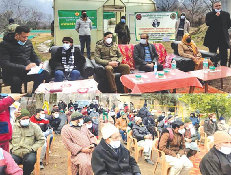 Farmers need to reap benefits of govt schemes, says DG Horticulture of Kashmir