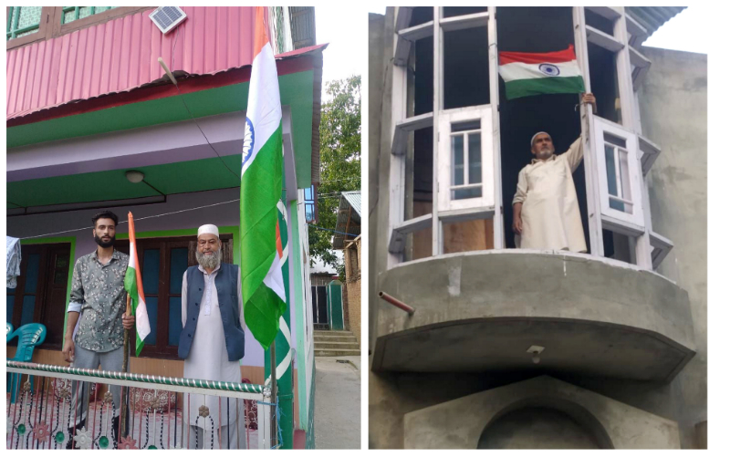 Tricolor hoisted at homes of terrorists in Jammu and Kashmir