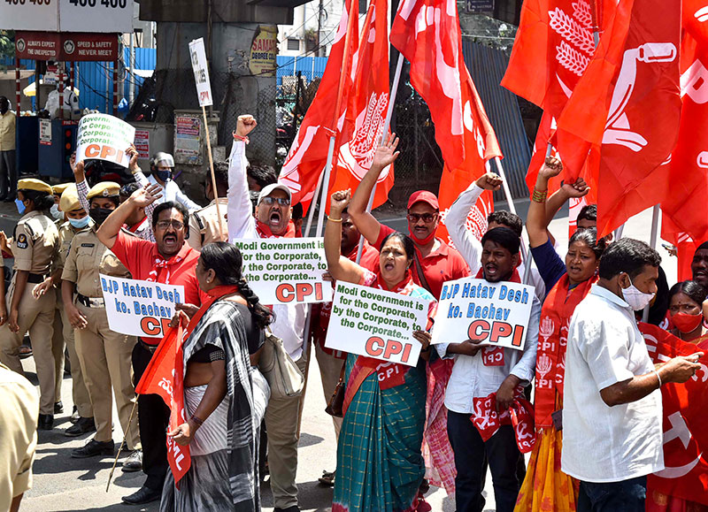 First day of Bharat Bandh was a grand success: CITU