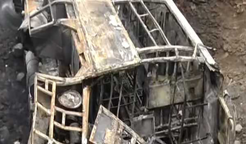 Karnataka: Eight passengers from Hyderabad burnt alive as bus catches fire