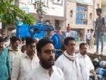 Delhi: Cong delegation visits Jahangirpuri to protest demolition after Hanuman Jayanti violence