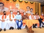 Rebel Shiv Sena leader Eknath Shinde with 40 MLAs reach Assam