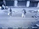 Kashmir: Burqa clad woman seen in video throwing petrol bomb at CRPF camp in Sopore