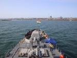 INS Tarkash reaches South Africa to participate in seventh edition of IBSAMAR