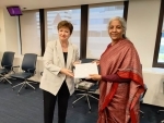 Finance Minister Nirmala Sitharaman meets IMF Managing Director Kristalina Georgieva in Washington D.C.