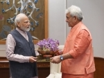 Jammu and Kashmir LG Manoj Sinha meets Narendra Modi, briefs about recommendations for holistic development of agriculture, allied sectors