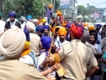 Curfew imposed in Punjab's Patiala after two groups clash, police fire in air to disperse crowd