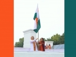 India at 75: Amit Shah hoists tricolour at home