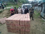 Assam Rifles recovered Foreign Origin Cigarettes worth Rs 2.34 crore in Mizoram's Champhai
