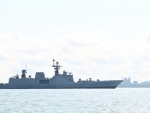 INS Satpura And P8 I Maritime Patrol Aircraft arrive In Darwin, Australia to participate in Multinational Naval Ex Kakadu