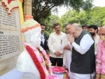 Amit Shah paid tributes to Shri Basavanna on the occasion of Basava Jayanti in Bengaluru today