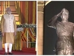 PM Modi unveils Netaji statue at Kartavya Path