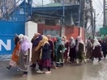 JK women protest in front of UN office in Srinagar against condition of women in Afghanistan, PoK, Pakistan
