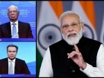 India tackling another Covid wave while managing economic growth: PM Modi at Davos Agenda