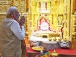 PM Modi prays at Somnath Temple in poll-bound Gujarat